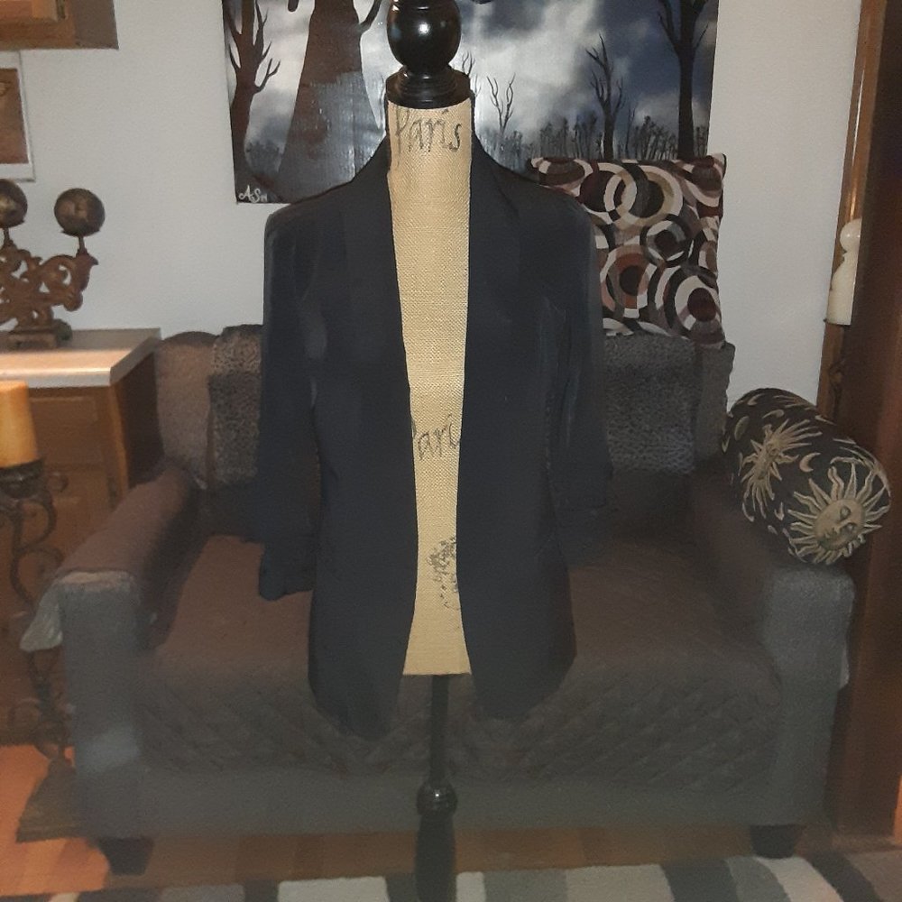 womans half sleeve blazer xs